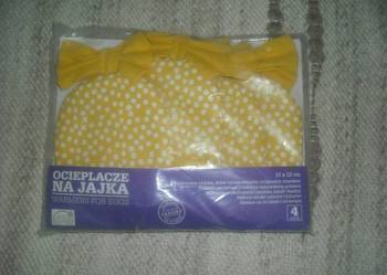 Ozdobne  ocieplacze na jajka, 100% bawelna, nowe