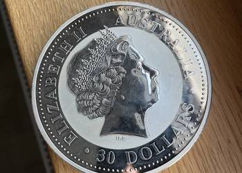 Kookaburra 1kg 1000g moneta srebrna