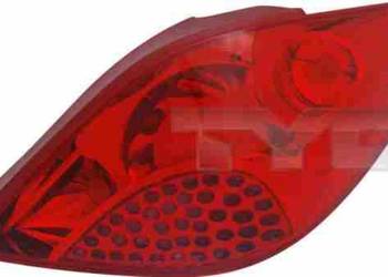 LAMPA TYLNA LE/PR NOWE (H/B) DO: PEUGEOT 207  2006-2009
