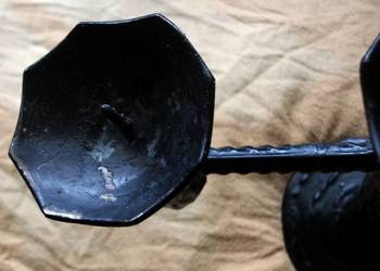 Świecznik metalowy