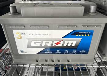 Akumulator 74Ah GROM 720A, DARMOWY DOWÓZ