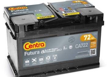 Akumulator 72Ah 720A Centra FUTURA  PRAWY PLUS