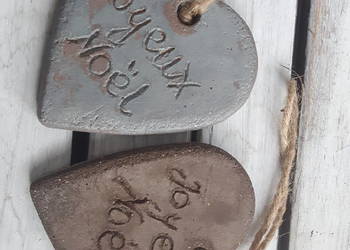 Serca ceramiczne ręcznie wykonane.