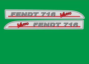 Naklejki Fendt 716 vario i inne mocne