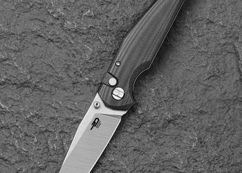 Nóż składany Bestech Snakebird Black G10, Stonewashed / Satin 14C28N (BG58…