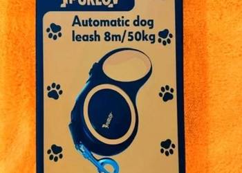 Smycz dla psa 8m automatyczna, taśma. NOWA. Podełko+instrukcja