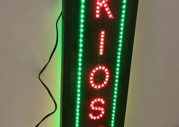 Tablica reklamowa LED KIOSK 70x25 cm zewnętrzna gotowa nowa