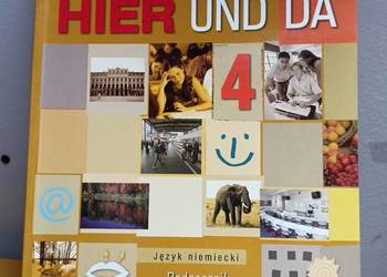 Hier und da 4 niemiecki podręcznik szkolne księgarnia Praga