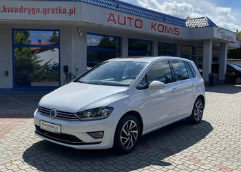 Volkswagen Golf Sportsvan 1.4 150 KM Highline, Biała Perła,Niski przebieg,…