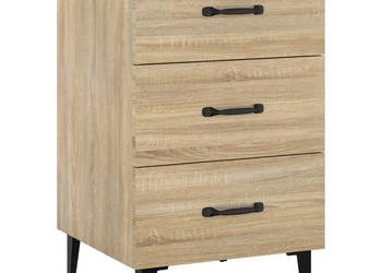 Szafka nocna dąb sonoma 40x40x66 cm materiał drewnopochodny WM-812090