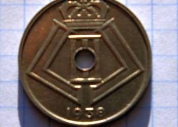 25 CENTIMES ( 25 CENTYMÓW ) 1938 ROK - BELGIA