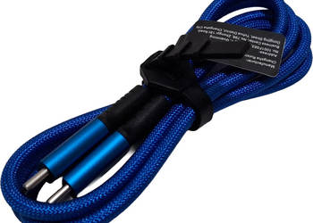 Kabel USB-C - USB-C, 100cm, Tzlrxl, niebieski (Elektro)