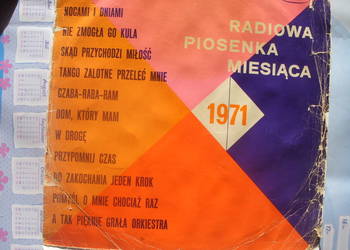 Winyl LP.; RADIOWA PIOSENKA MIESIACA.==1971 R.  .