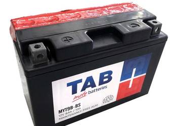 Akumulator motocyklowy 12V 8Ah 95A TAB YT9B-BS (MYT9B-BS)
