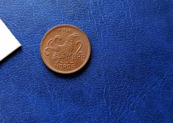 Stare monety 2 ore 1966 Norwegia