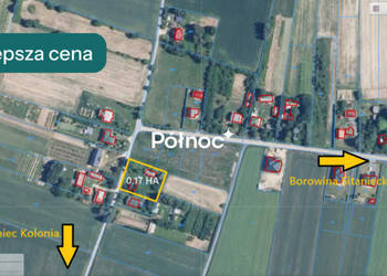 Działka budowlana z budynkami blisko miasta. Media