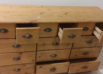 Komoda - drewno - Regał - polki IKEA HEMNES- LEKSVIK-drewno