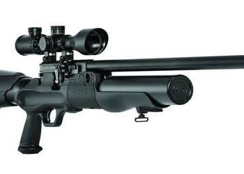 Karabin wiatrówka PCP Hatsan Hercules, tłumik QE 7.62 mm