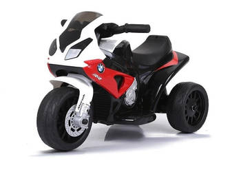 Autko motor MOTOREK TRZYKOŁOWY BMW na akumulator trójkołowy dla dzieci red