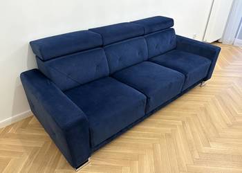 Kanapa sofa Wajnert Life z funkcją spania i regulowanymi zagłówkami