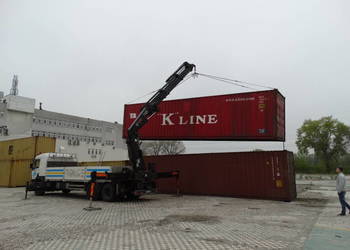 Kontener Morski 40 Plus Rozładunek Transport
