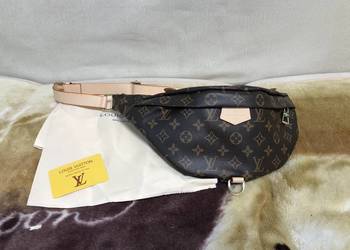 Nerka saszetka bumbag torebka louis vuitton skóra canvas monogram bronze Nerka saszetka bumbag torebka louis vuitton skóra canvas monogram bronze