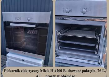 Piekarnik Miele H 4200 B, chowane pokrętła, 76L,  A+, prosty w obsłudze