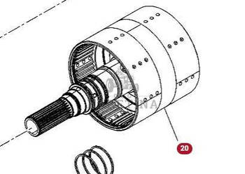 Massey Ferguson 7718S 7718 S 1804A DYNA 6 Obudowa Sprzęgła Skrzyni Biegów … Jastrzębniki