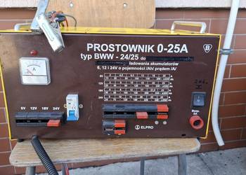Prostownik -zespół prostowniczy bezpieczny elpro bww 24/25, 6-12-18-24V