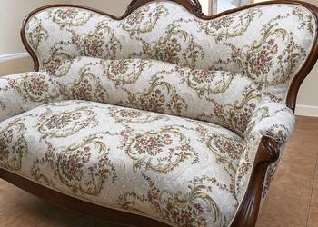 Oryginalna zabytkowa sofa Ludwik XV po pełnej renowacji - UNIKAT!