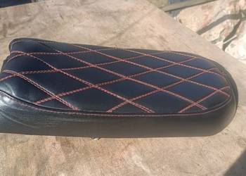 Siedzenie kanapa custom retro pikowane cafe racer scrambler