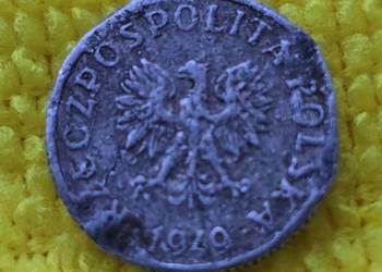 Moneta 1 grosz z 1949r