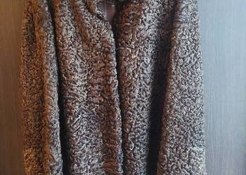 Kurtka futrzana - czekoladowe karakuły 42/44