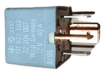 Przekaźnik odciążający 18 niebieski 12V 40A VW Audi numer 191937503