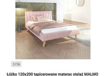 Łóżko z materacem