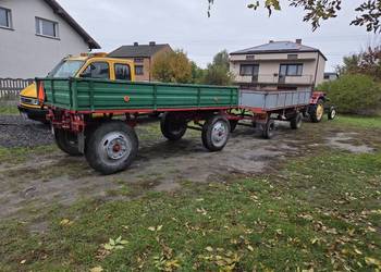 Przyczepa rolnicza d45 po remoncie transport laweta Złoczew