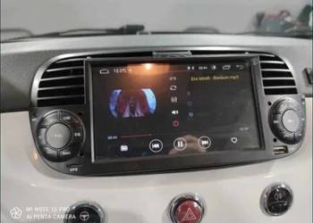 Radio Android 12 Fiat 500 2 kolory gps wifi PROM