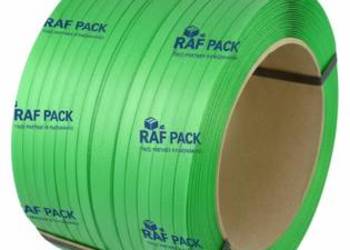 Taśma PP 12mm Zielona do spinania banowania RAF PACK nowość