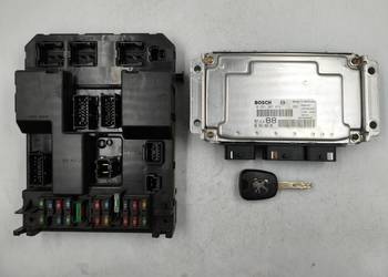 Sterownik Silnika Peugeot 307 1.6 16v 9650346080 0261207474 ZESTAW