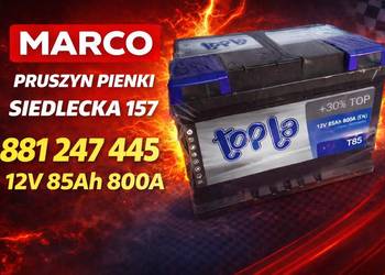 AKUMULATOR TOPLA 12v85ah 800a ENERGY +30%