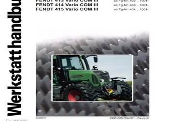 FENDT Vario 411 412 413 414 415 instrukcja napraw, remontu