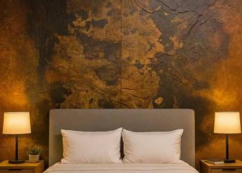 Kamień w Rolce CORTEN BLACK 280X122CM 305x122cm