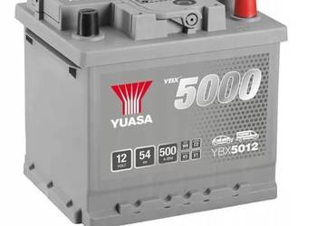 Akumulator 54Ah 500A Yuasa Silver 12V Prawy Plus