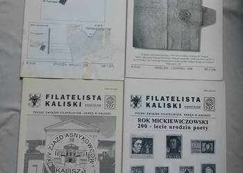 Kwartalnik Filatelista Kaliski, rocznik 1998. + 2 x dodatek znaczki Austral