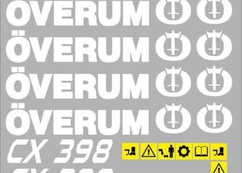 naklejki overum 398