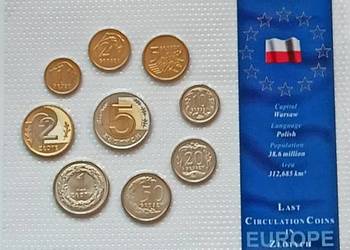 Polska Monety Obiegowe 1992-2004r  UNC.