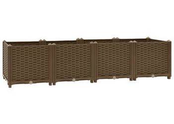 vidaXL Donica do podniesionej rabaty, 160x40x38 cm, polipropylen(sku316518)
