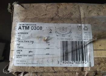 Tarcza hamulcowa przód Fiat UNO/PANDA/LANCIA Y 2szt.kpl.