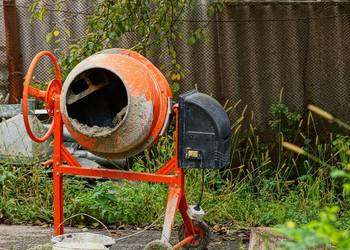 Betoniarka po budowie