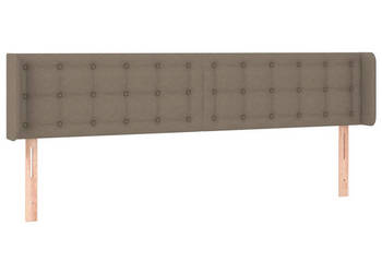 Zagłówek uszak taupe 183x16x78/88 cm tkanina WM-3119220